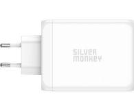 SILVER MONKEY Ładowarka sieciowa GaN 200W USB-C PD + USB 3.0 QC W SMA154 - 1097688 - zdjęcie 3